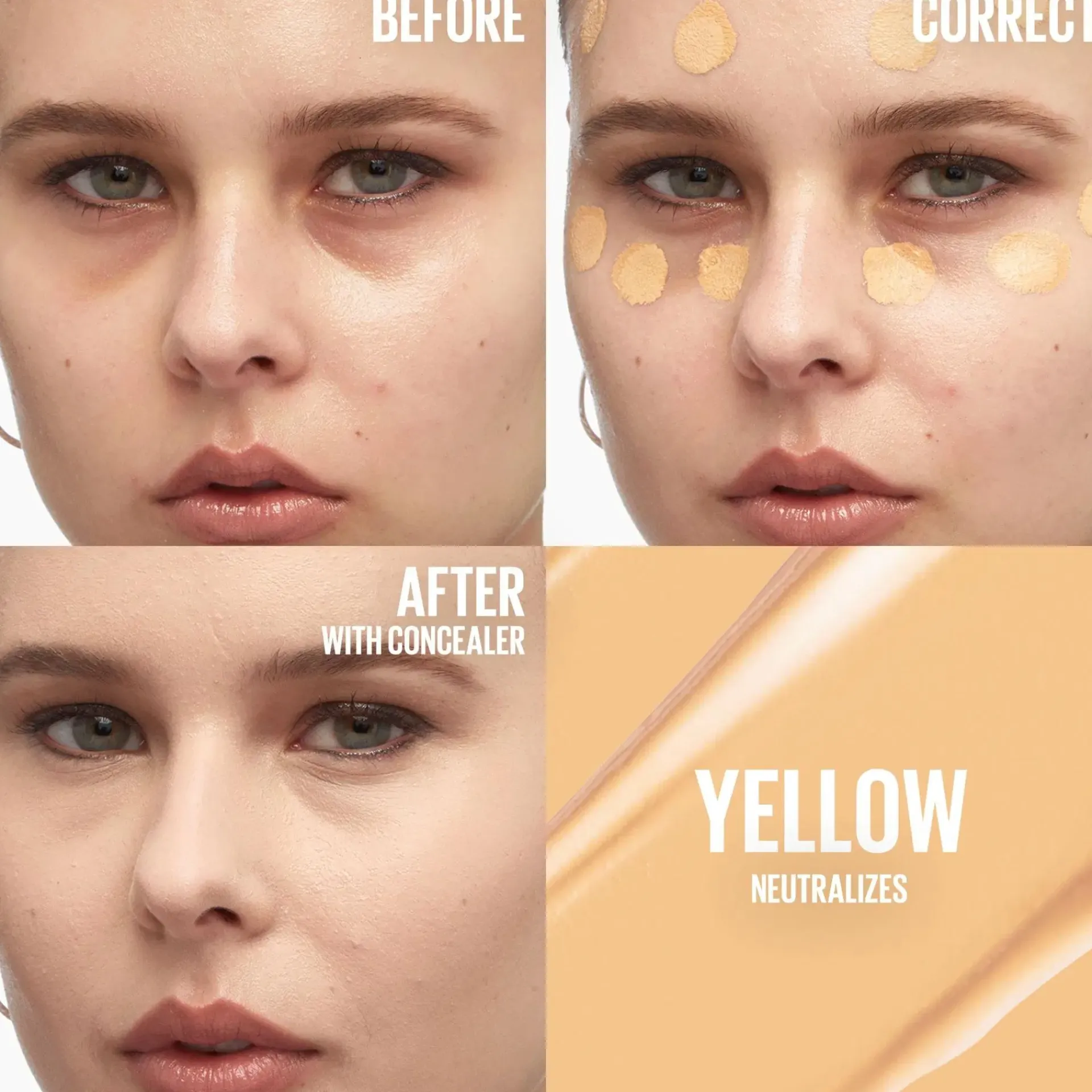 Maybelline Kasvomeikit<New York Instant Anti Age Eraser Väriä Korjaava Peitevoide 06 Yellow 6,8 ml