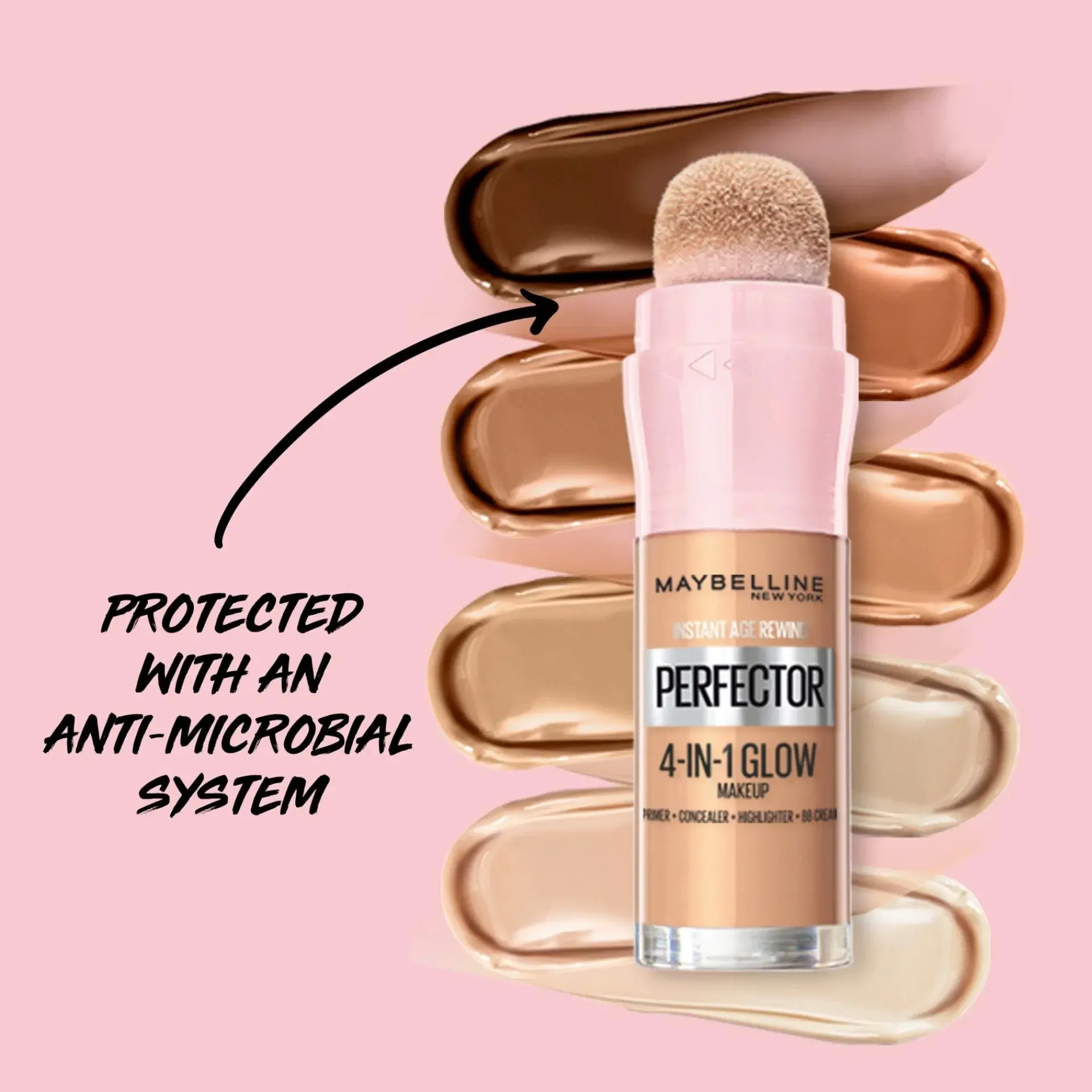 Maybelline Kasvomeikit<New York Instant Perfector 4-in-1 Glow meikkivoide 20 ml