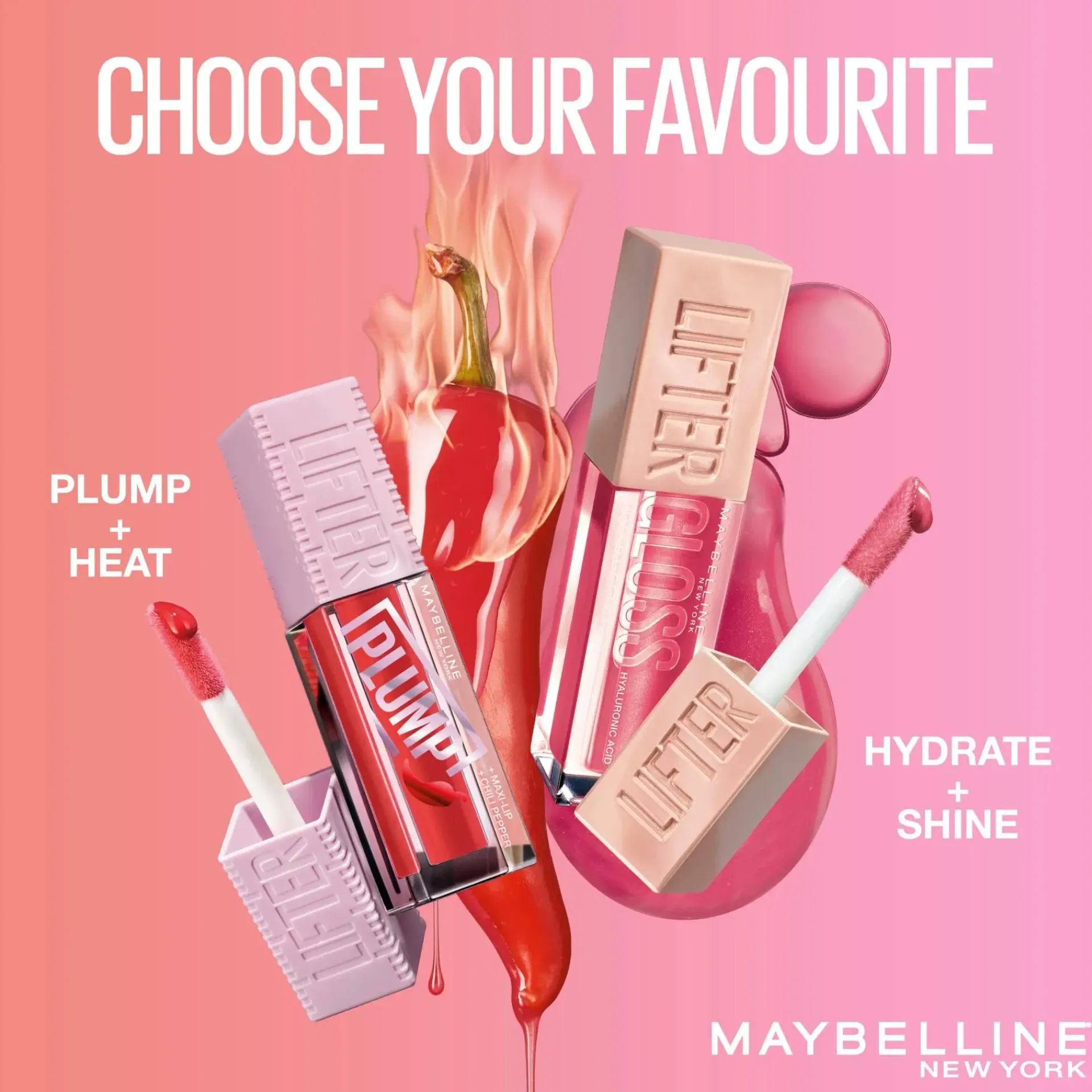 Maybelline Huulimeikit<New York Lifter Gloss 004 Silk huulikiilto 5,4ml