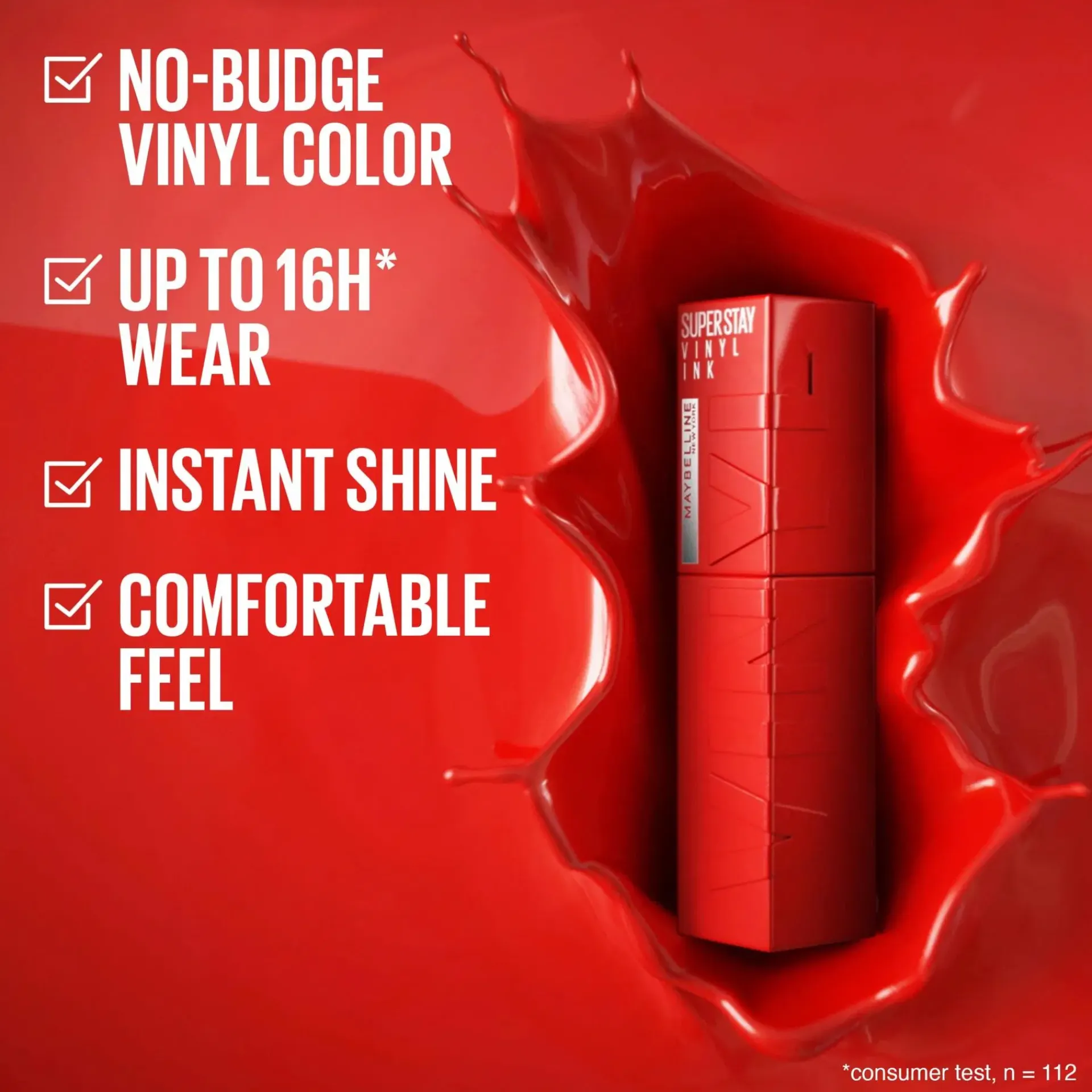 Maybelline Huulimeikit<New York Superstay Vinyl Ink huulipuna 4,2 ml