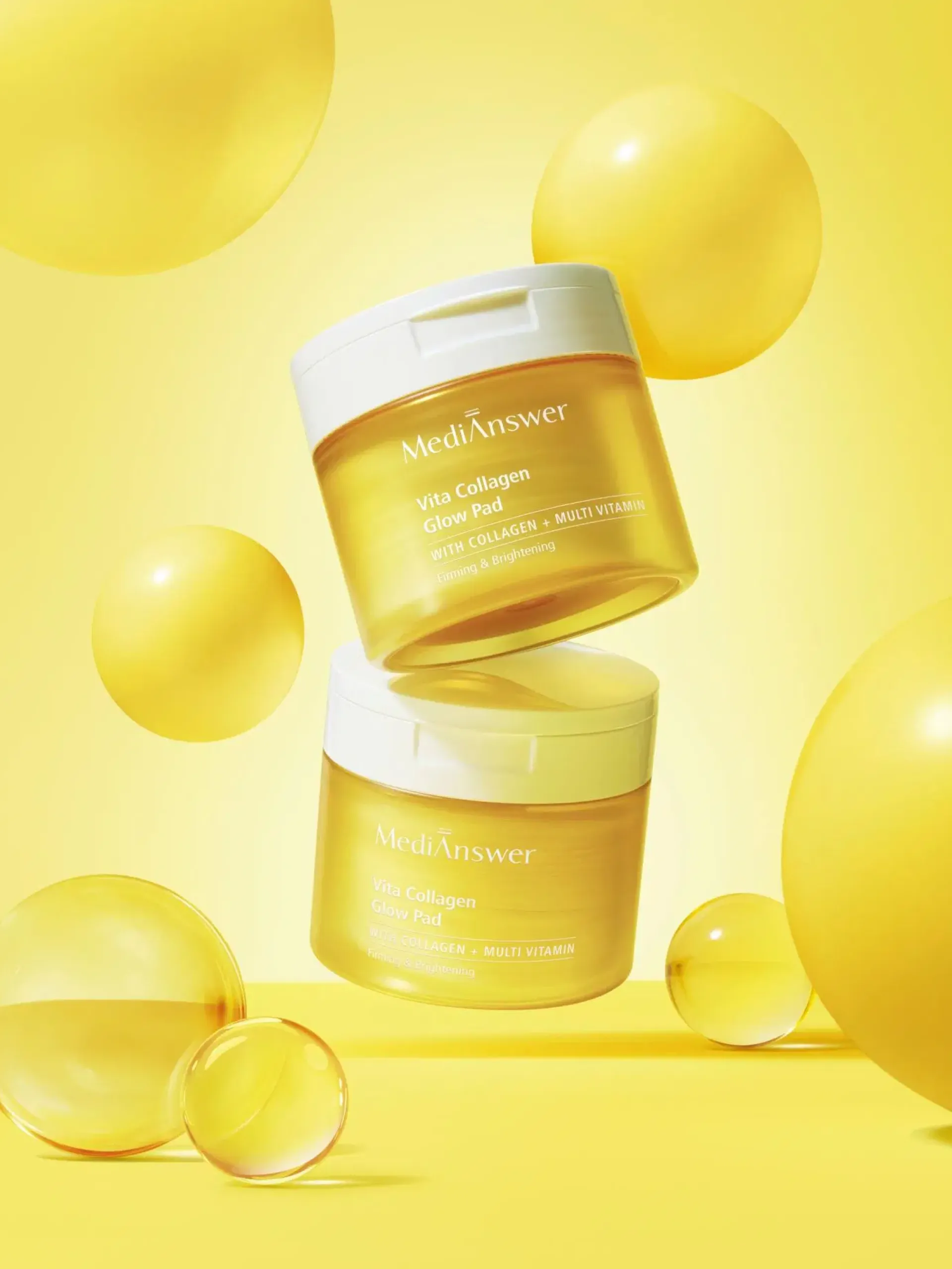 MediAnswer Korealainen Ihonhoito|Kasvojenhoito<Vita Collagen Glow Pad kasvovesilappu 80 kpl