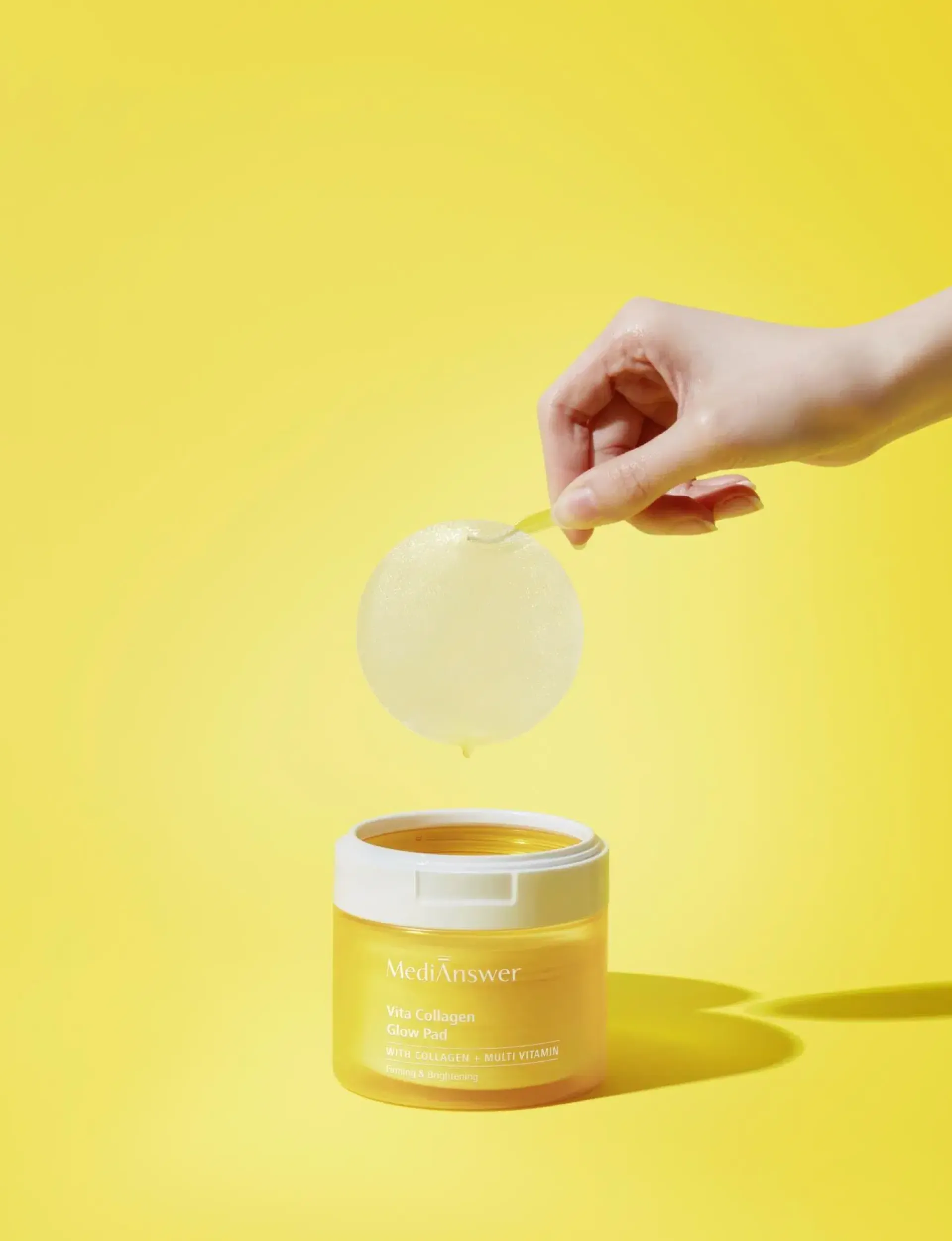 MediAnswer Korealainen Ihonhoito|Kasvojenhoito<Vita Collagen Glow Pad kasvovesilappu 80 kpl