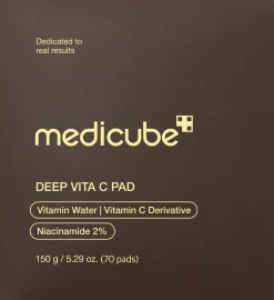 Medicube Kasvojenhoito<Deep Vita C Pad kasvovesilappu 70 kpl