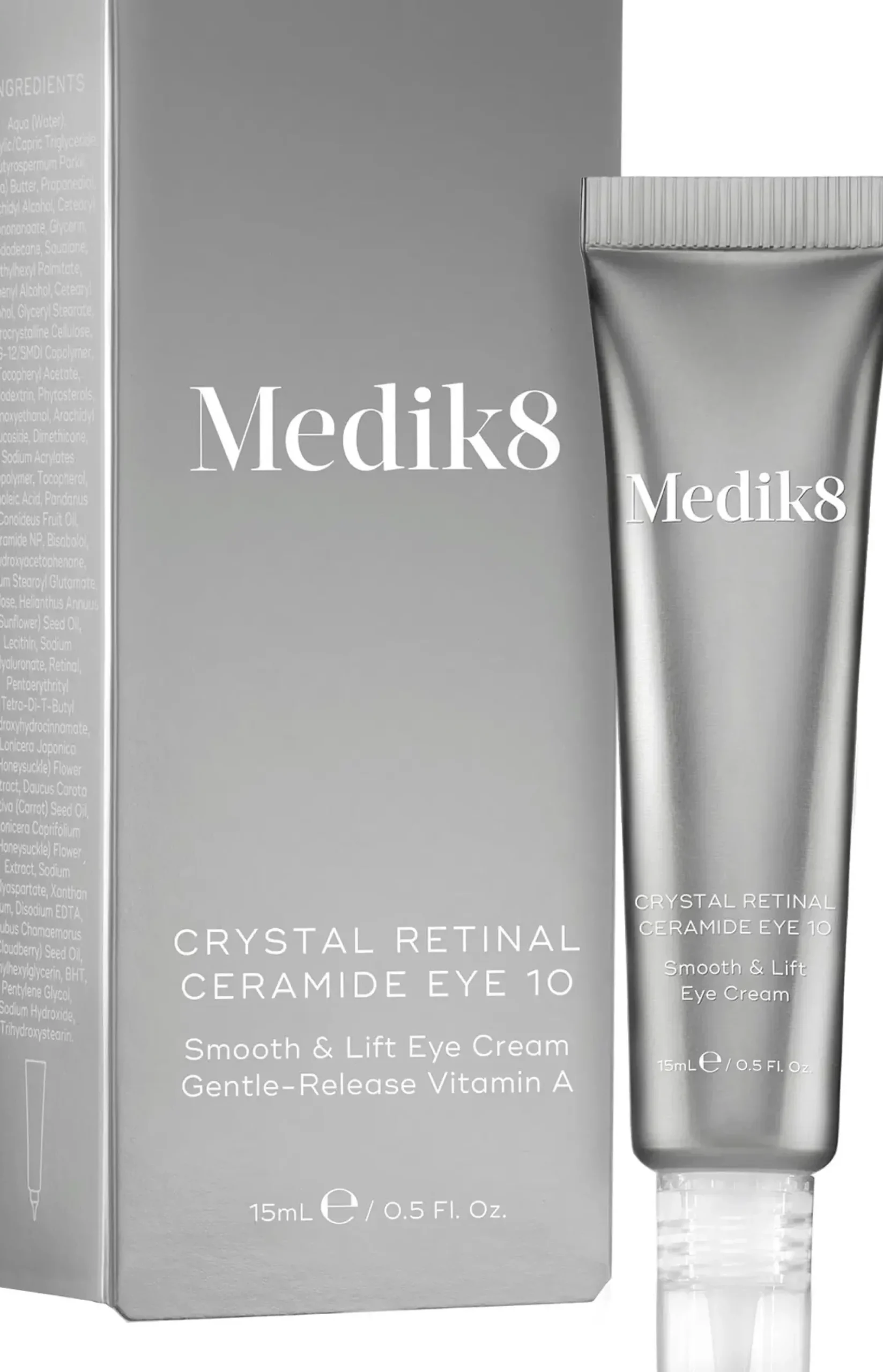 Medik8 Ihonhoidon Tehoaineet|Kasvojenhoito<Crystal Retinal Ceramide Eye 10 silmänympärysvoide 15 ml