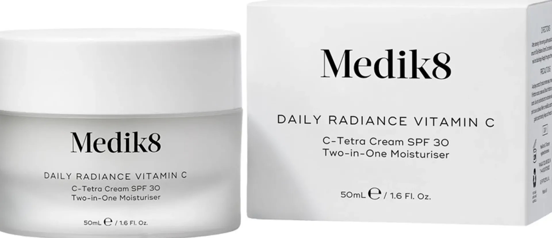 Medik8 Ihonhoidon Tehoaineet|Kasvojenhoito<Daily Radiance Vitamin C SPF 30 C-vitamiinivoide 50 ml
