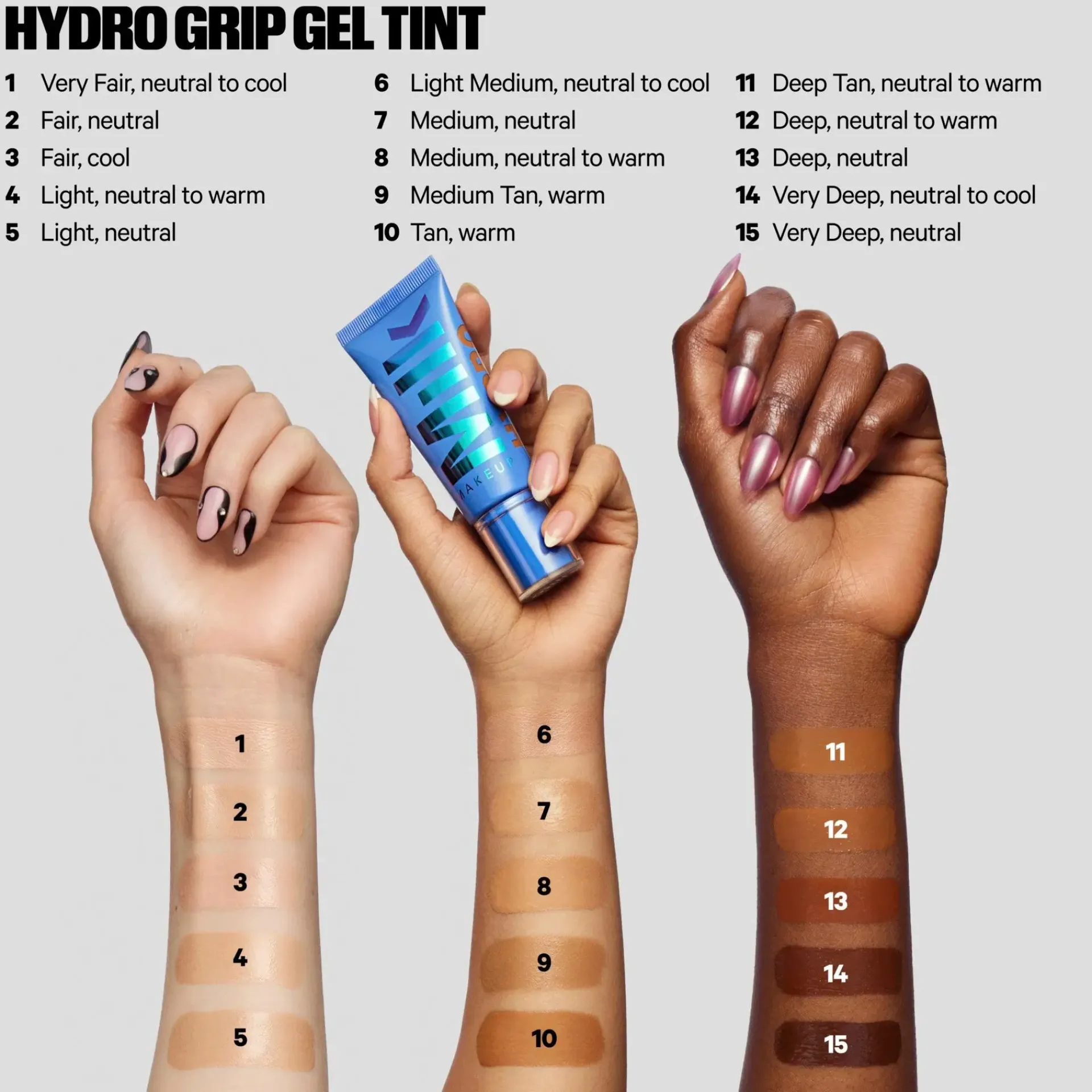 Milk Makeup Kasvomeikit<Hydro Grip Gel Tint sävytetty geelivoide 35 ml