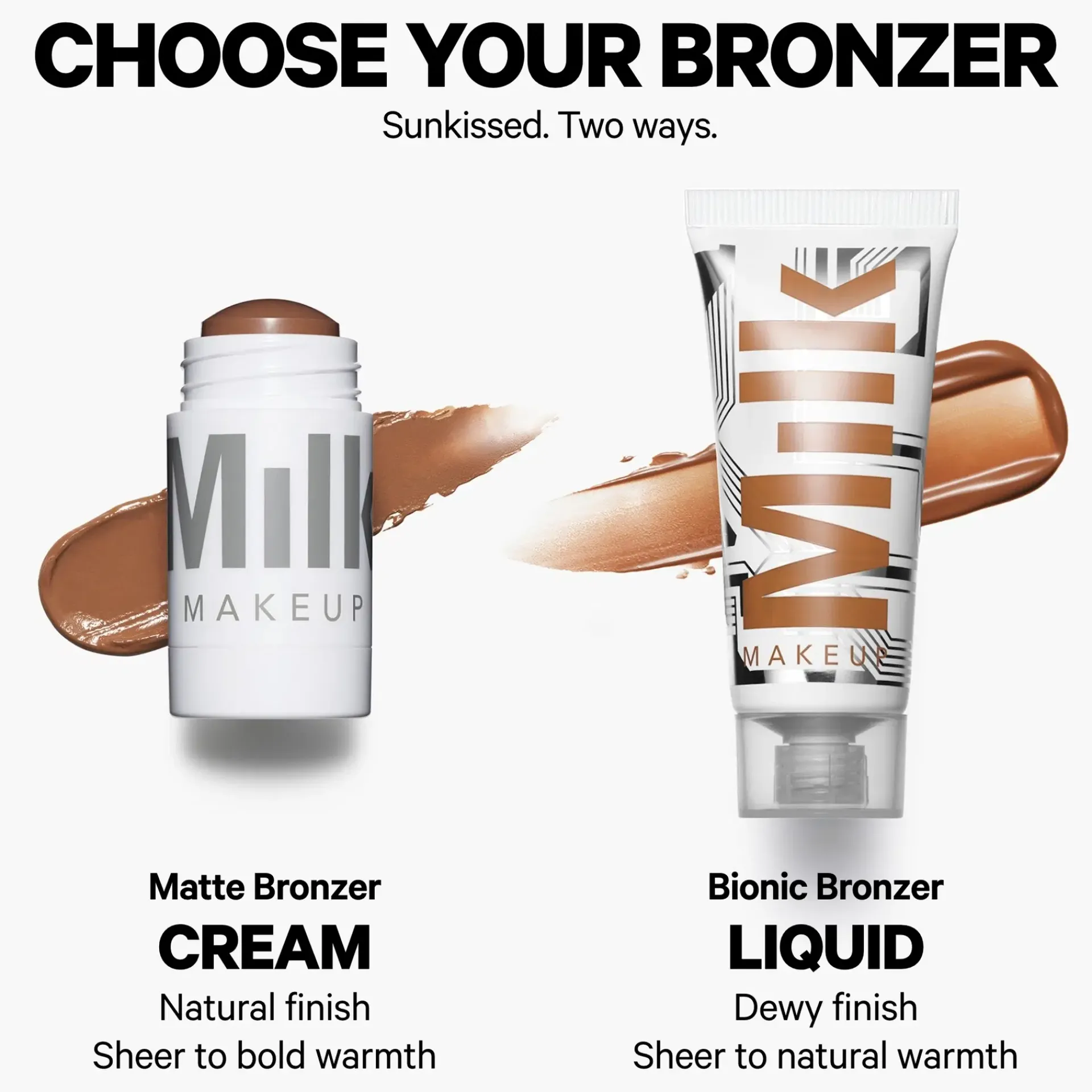 Milk Makeup Kasvomeikit<Matte Bronzer Stick aurinkopuuteripuikko 5,7 g