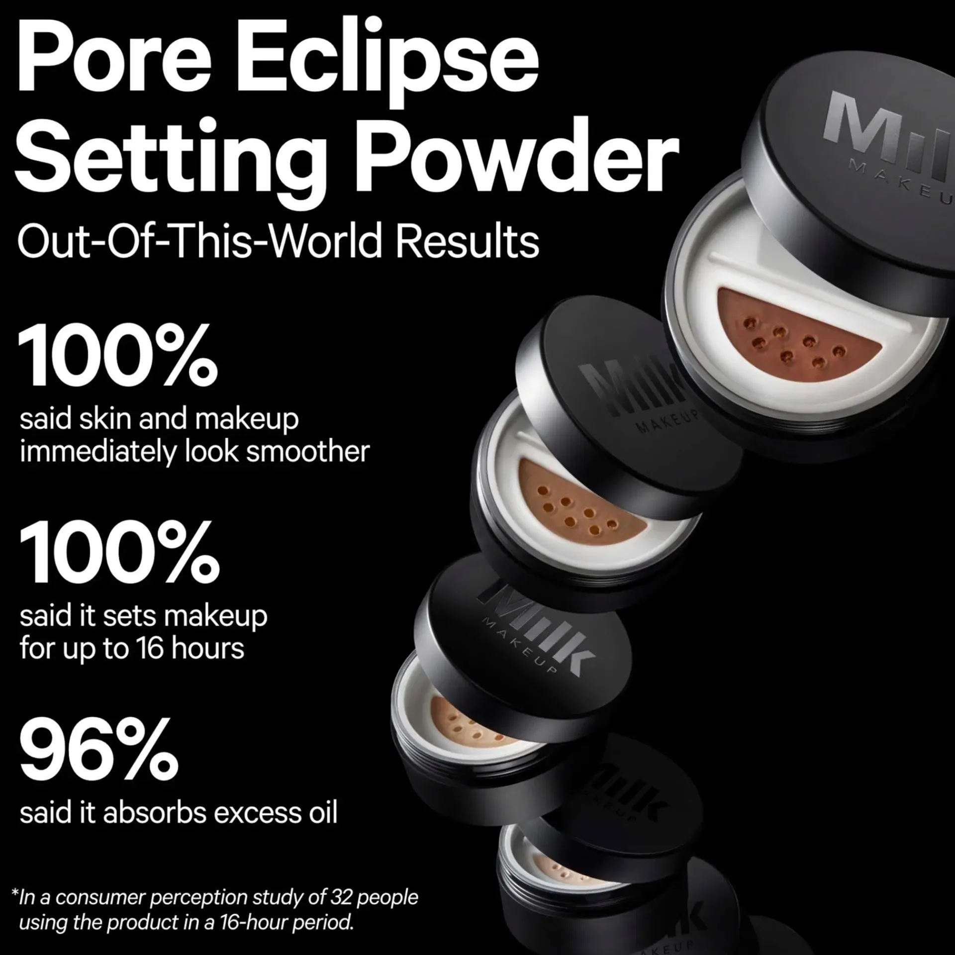 Milk Makeup Kasvomeikit<Matte Translucent Setting Powder irtopuuteri 7,65 g