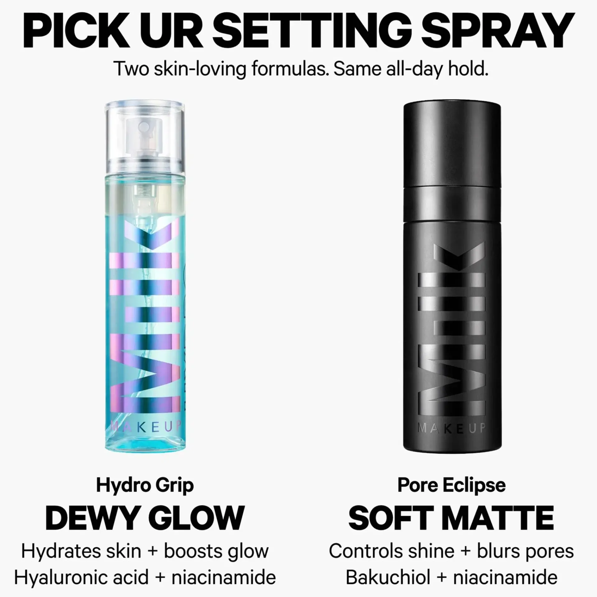 Milk Makeup Kasvomeikit<Pore Eclipse Matte Setting Spray kiinnityssuihke 85 ml