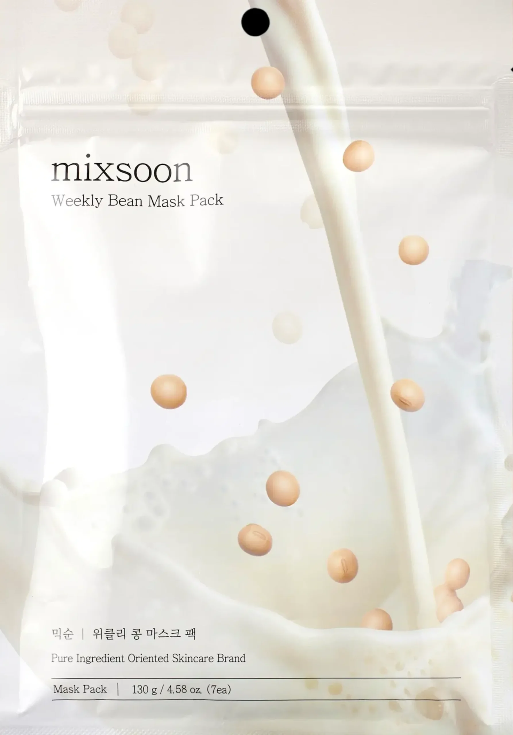 Mixsoon Korealainen Ihonhoito|Kasvojenhoito<Weekly Bean Mask Pack-kasvonaamiot 7 kpl