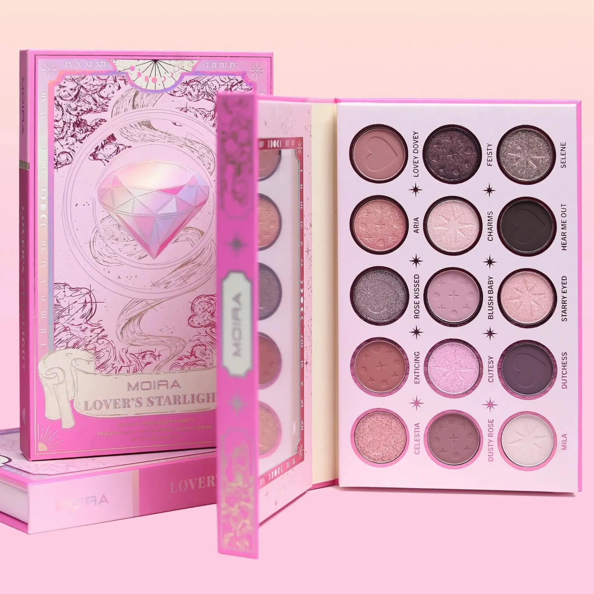 MOIRA Cosmetics Silmämeikit<MOIRA Lover's Starlight Eyeshadow Palette -luomiväripaletti