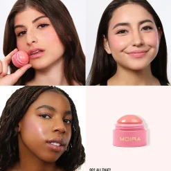 MOIRA Cosmetics Kasvomeikit<MOIRA Soft Blush Balm poskipuna