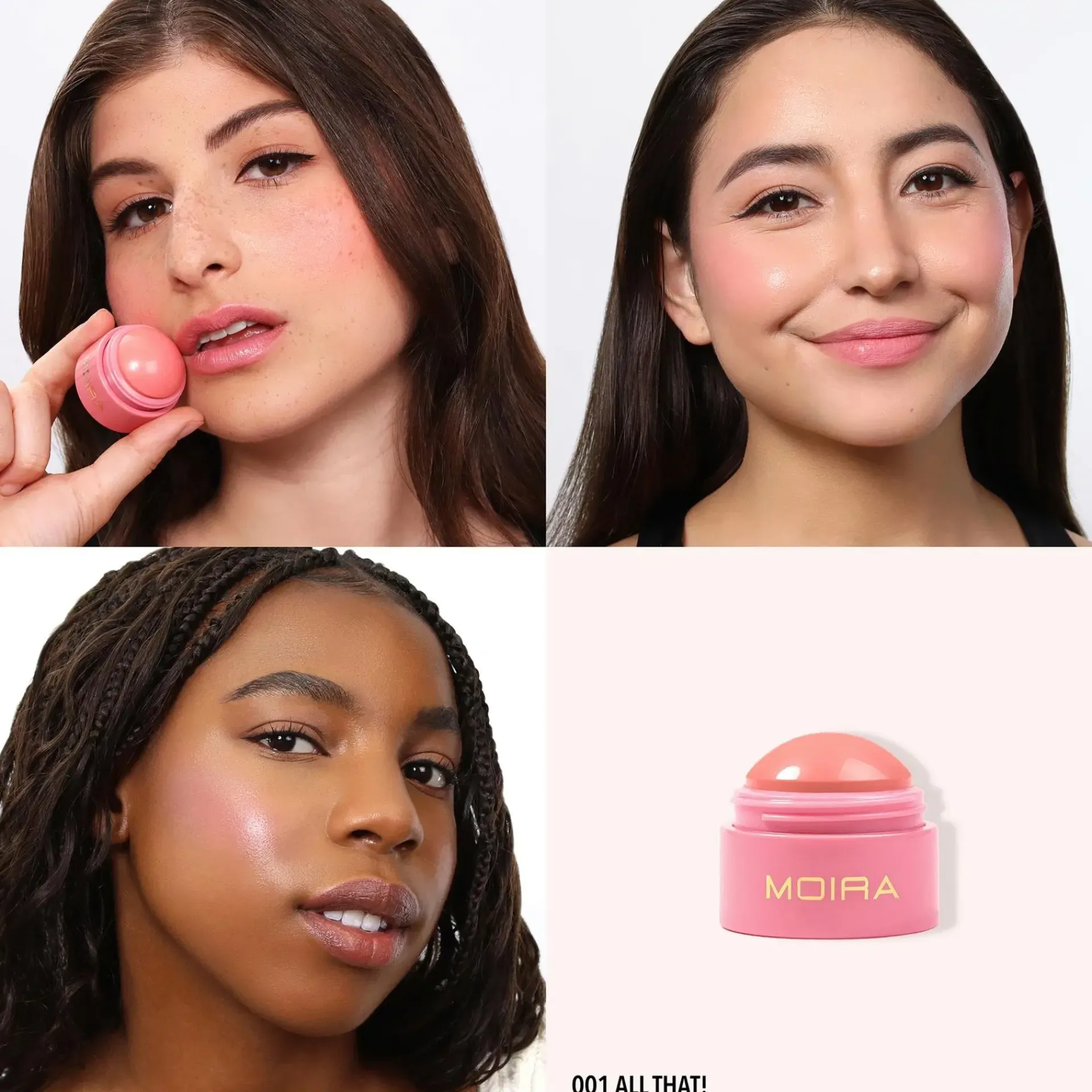 MOIRA Cosmetics Kasvomeikit<MOIRA Soft Blush Balm poskipuna