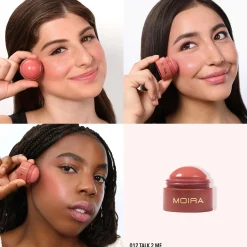 MOIRA Cosmetics Kasvomeikit<MOIRA Soft Blush Balm poskipuna