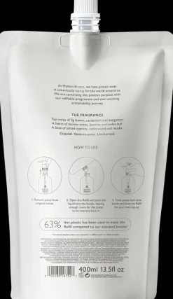 Molton Brown Vartalonhoito<Coastal Cypress & Sea Fennel Fine Liquid Hand Wash Refill käsisaippuan täyttöpakkaus 400 ml