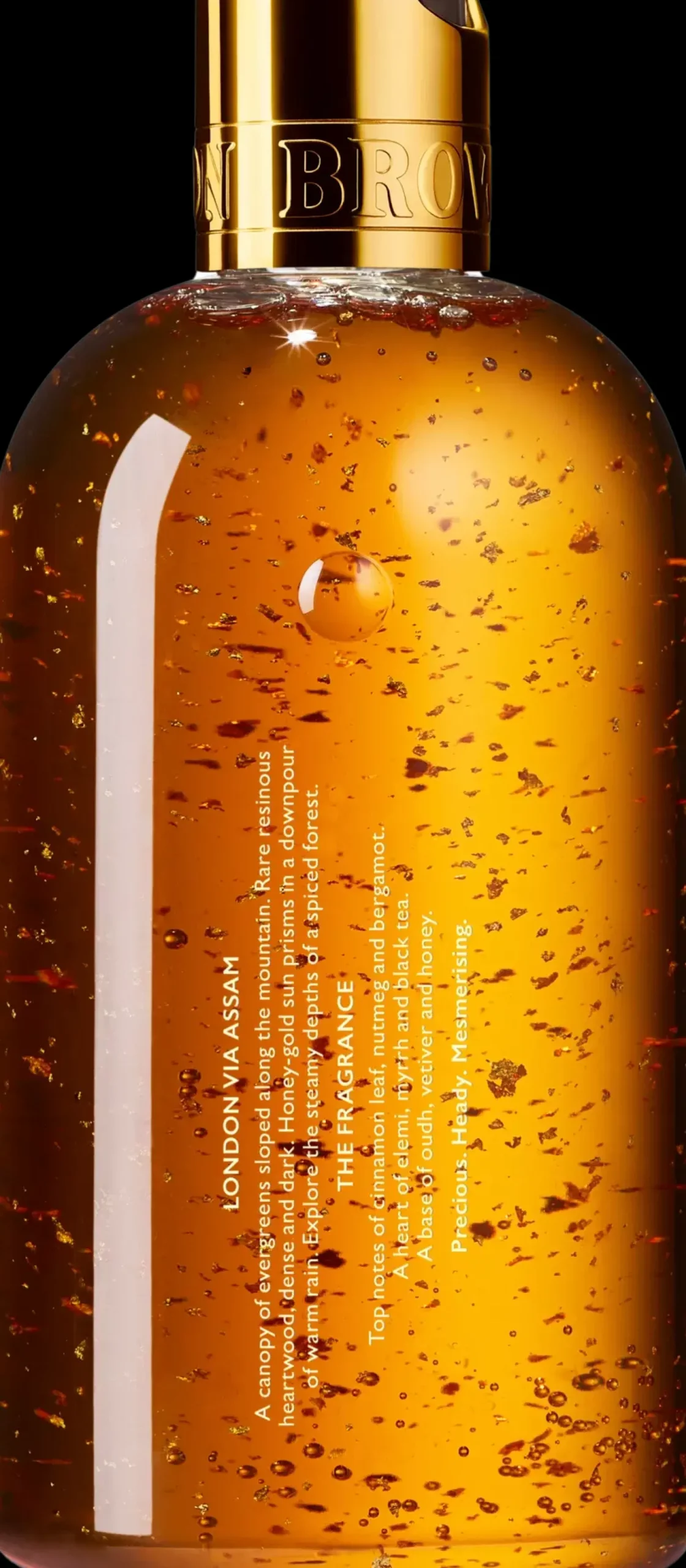 Molton Brown Vartalonhoito<Mesmerising Oudh Accord & Gold Bath & Shower Gel suihkugeeli 300 ml