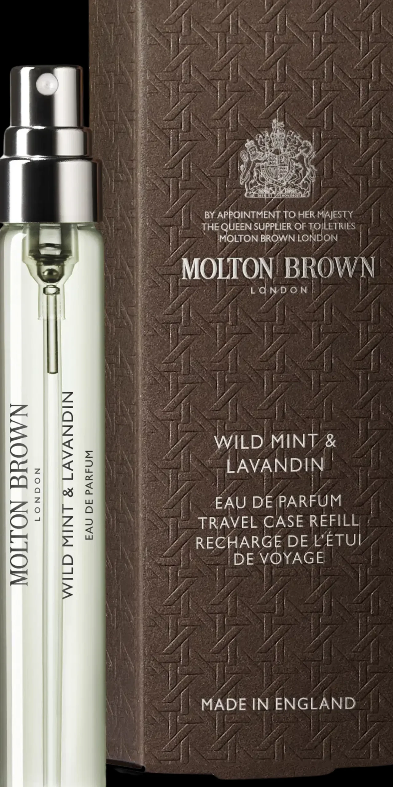 Molton Brown Hajuvedet<Wild Mint & Lavandin EdP Travel Case Refill täyttöpakkaus 7,5 ml
