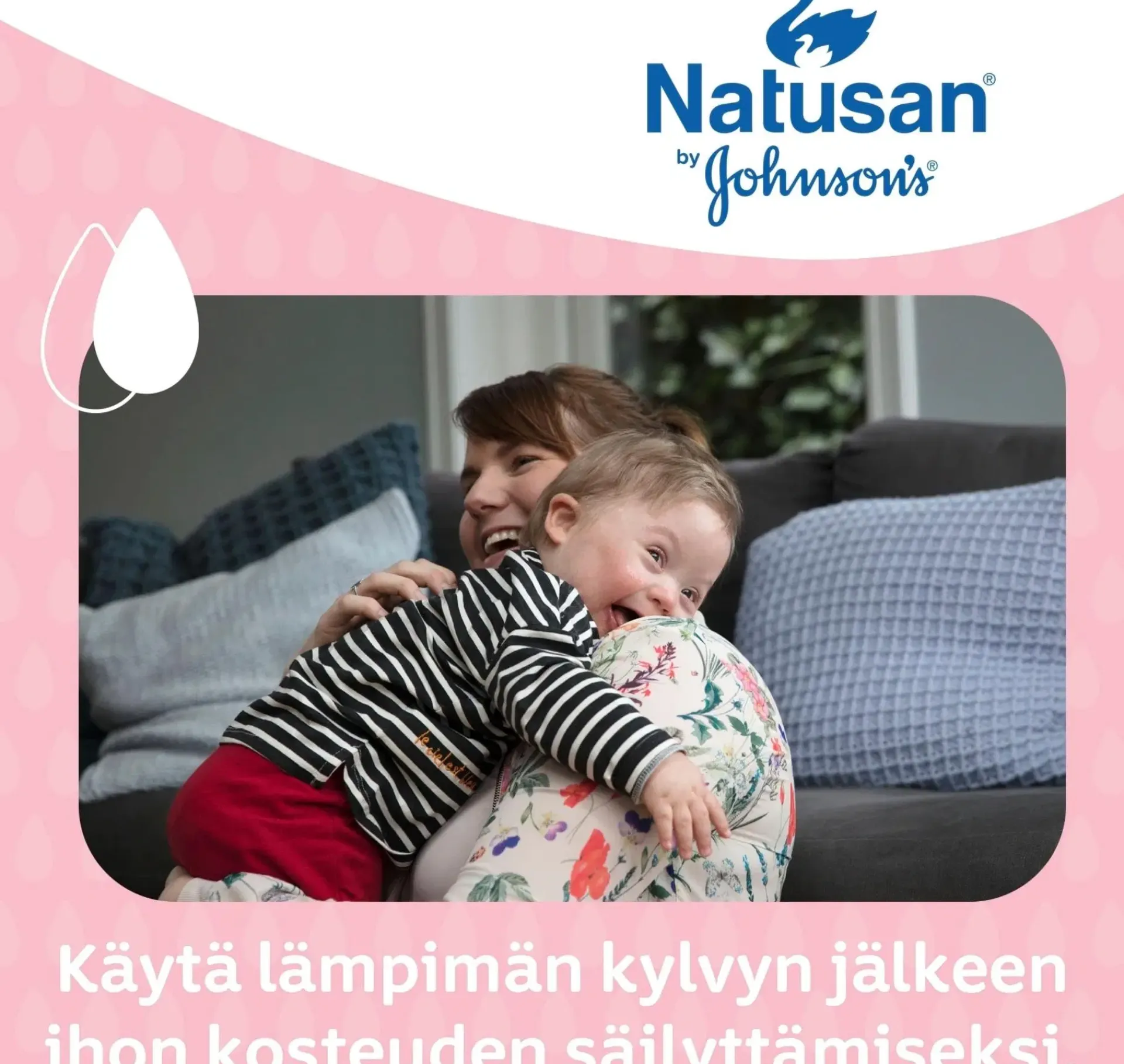 Natusan Vartalonhoito<by Johnson's Baby Oil 300 ml