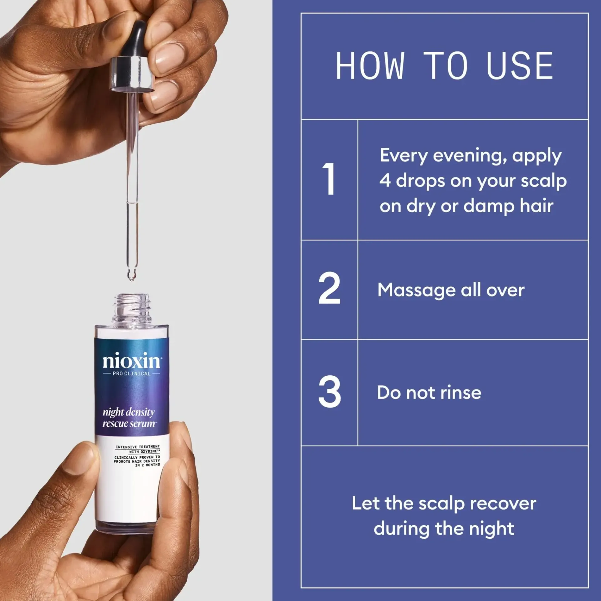 Nioxin Hiustenhoito<Night Density Rescue Serum 70 ml