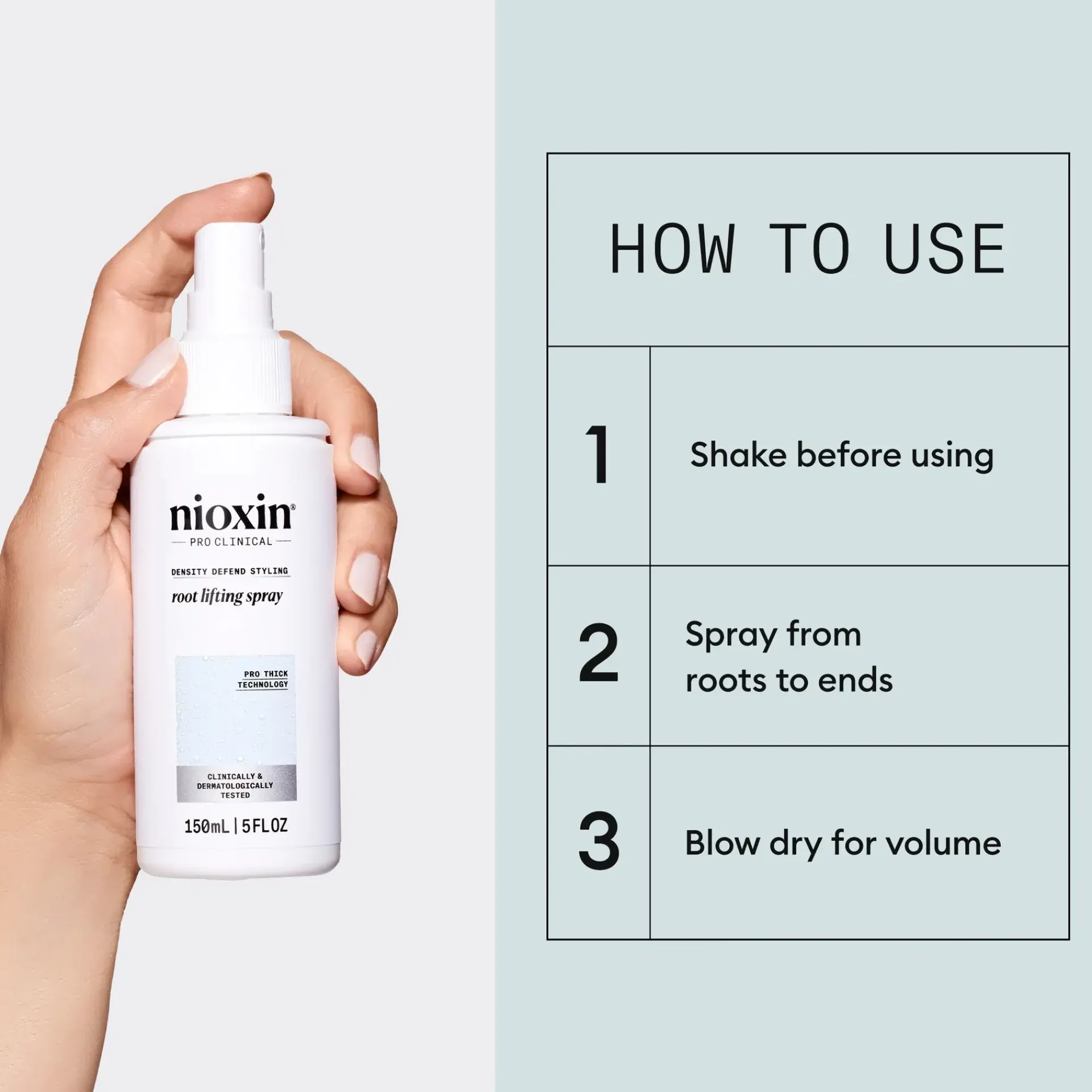Nioxin Hiusten Muotoilutuotteet<Root Lifting Spray hiuslakka 150 ml