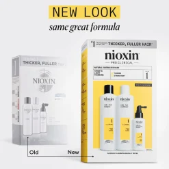 Nioxin Hiustenhoitopakkaukset|Hiustenhoito<System 1 KIT hoitopakkaus 300+300+100 ml