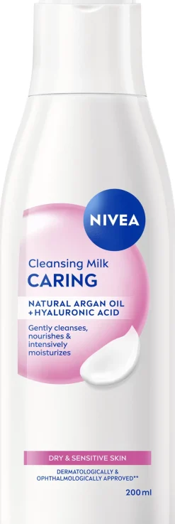 NIVEA Kasvojenhoito<200ml Caring Cleansing Milk -puhdistusemulsio