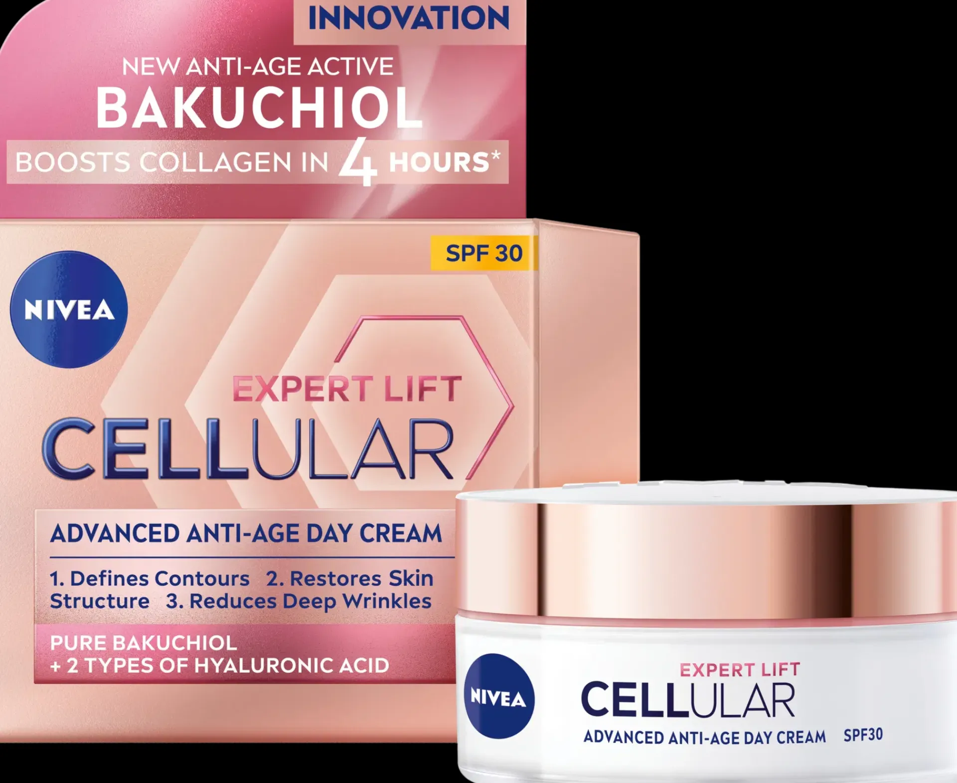 NIVEA Ihonhoidon Tehoaineet|Kasvojenhoito<50ml Cellular Expert Lift Advanced Anti-Age Day Cream sk 30 -päivävoide