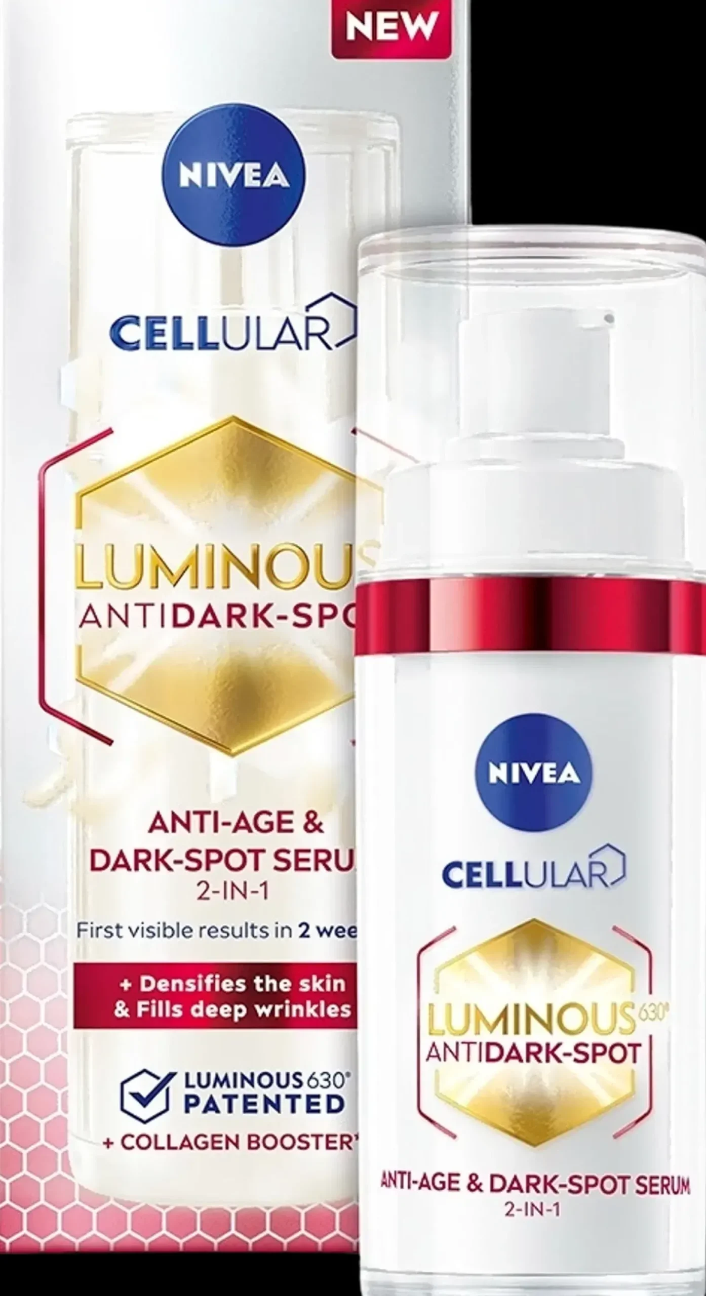 NIVEA Kasvojenhoito<30ml Cellular Luminous630 Anti-Age & Dark-Spot Serum -kasvoseerumi