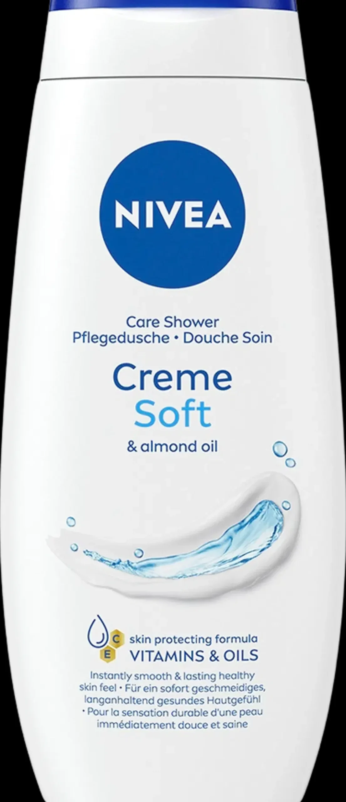 NIVEA Vartalonhoito<250ml Creme Soft Care Shower -suihkusaippua