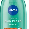 NIVEA Kasvojenhoito<150ml Derma Skin Clear Wash Gel -puhdistusgeeli