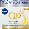 NIVEA Kasvojenhoito<50ml Q10 Anti-Wrinkle Extra Nourish Deep Restoring Day Cream SK15 -päivävoide
