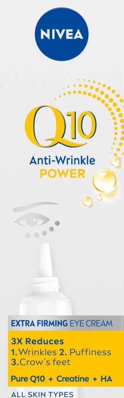 NIVEA Kasvojenhoito<15ml Q10 Anti-Wrinkle Power Extra Firming Eye Cream -silmänympärysvoide