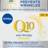 NIVEA Kasvojenhoito<50ml Q10 Anti-Wrinkle Power Extra Firming Day Cream SPF30 -päivävoide