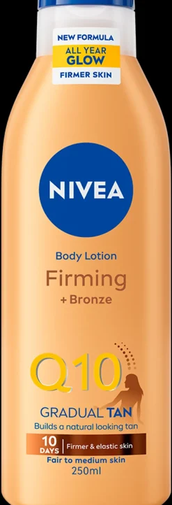 NIVEA Vartalonhoito<250ml Q10 Firming +Bronze Body Lotion -vartaloemulsio