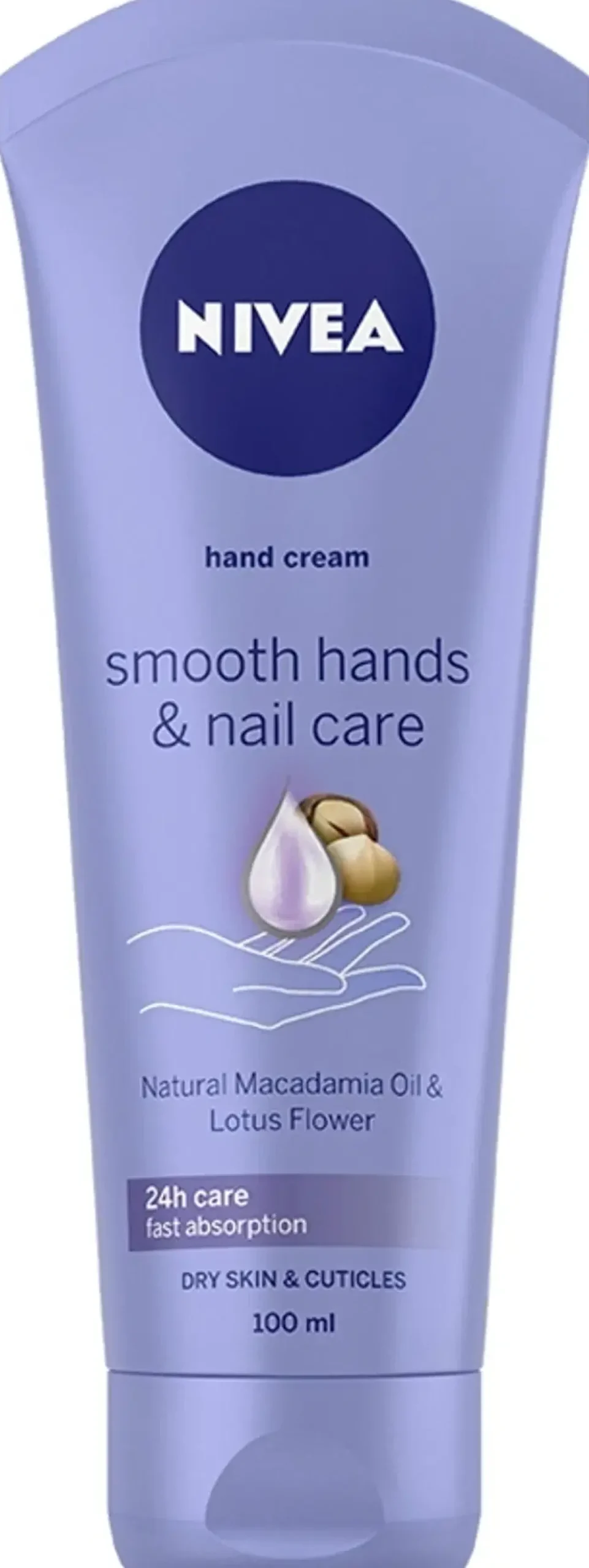 NIVEA Käsienhoito<100ml Smooth Hands & Nail Care -käsivoide