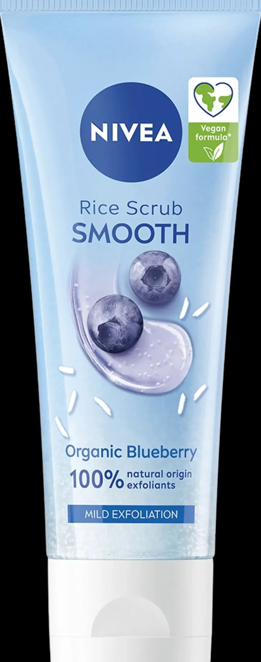 NIVEA Kasvojenhoito<75ml Smooth Rice Scrub -kasvojenkuorintavoide