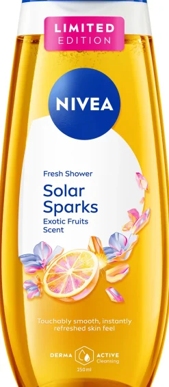 NIVEA Vartalonhoito<250ml Solar Sparks Shower Gel -suihkugeeli