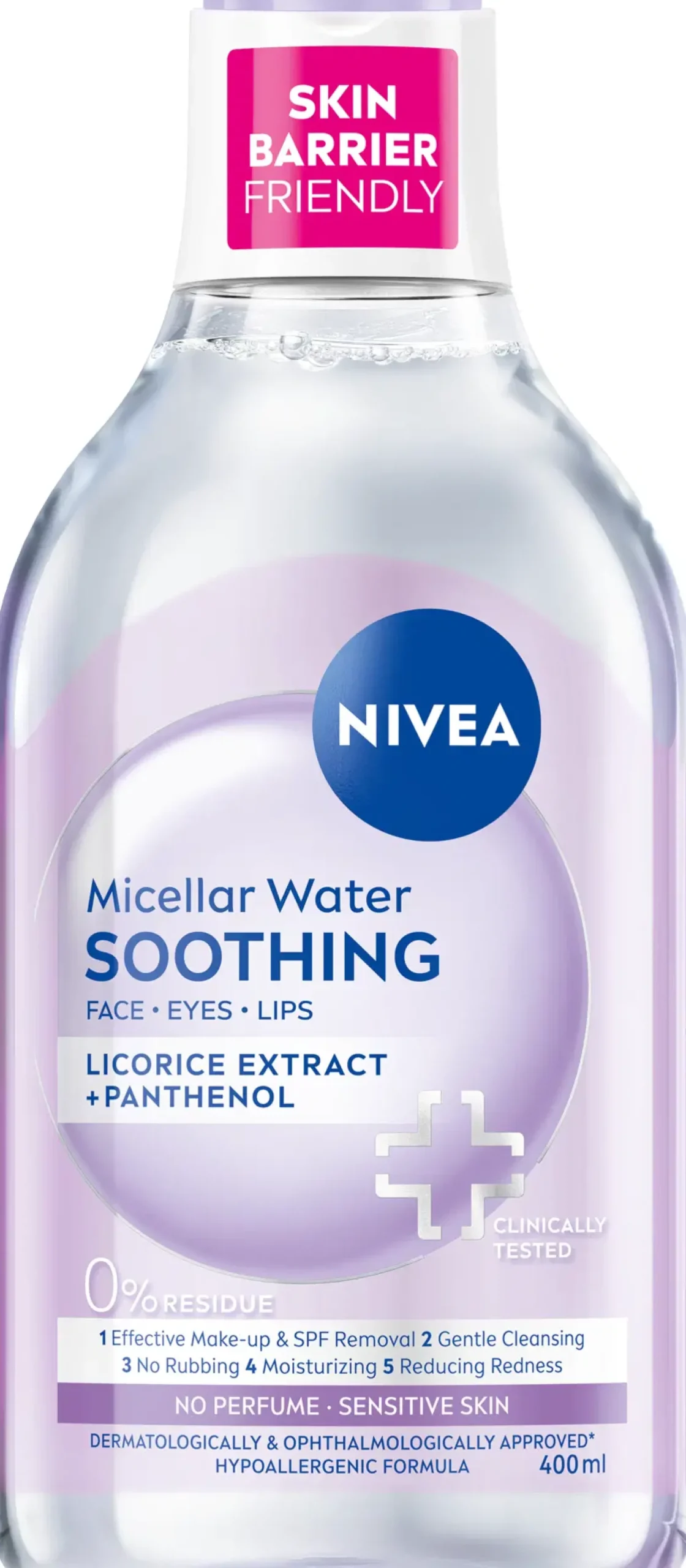 NIVEA Kasvojenhoito<400ml Soothing Micellar Water -misellivesi