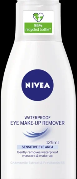 NIVEA Kasvojenhoito<125ml Waterproof Eye Make-Up Remover -silmämeikinpoistoaine