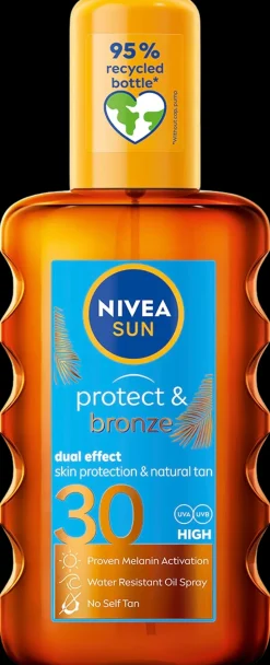 NIVEA Aurinkotuotteet<SUN 200ml Protect & Bronze Oil Spray SK 30 -aurinkosuojaöljy