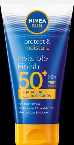 NIVEA Aurinkotuotteet<SUN 150ml Protect & Moisture Invisible Finish Sun Lotion SK50+ -aurinkosuojavoide