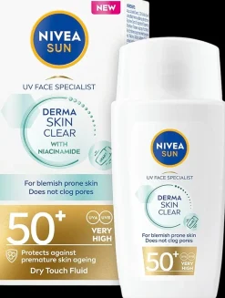 NIVEA Aurinkotuotteet<SUN 40ml UV Face Derma Blemish Control Fluid SK50+ -aurinkosuojavoide
