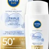 NIVEA Aurinkotuotteet<SUN 40ml UV Face Triple Protect Fluid SK50+ -aurinkovoide