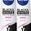 NIVEA Vartalonhoito<2x150ml Invisible For Black & White Original Deo Spray -antiperspirantti