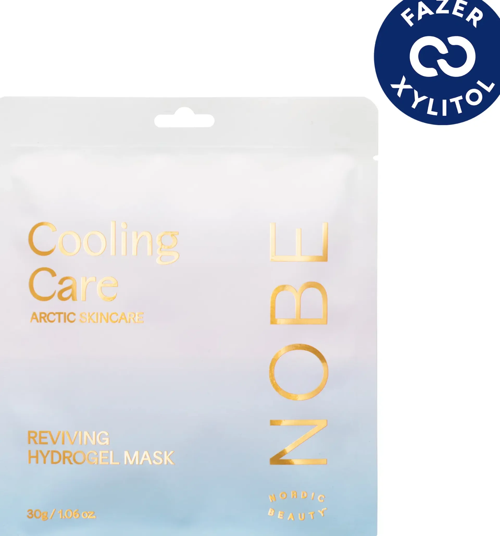 NOBE Nordic Beauty Matkakokoiset Tuotteet|Hajusteettomat Ihonhoidon Tuotteet<Cooling Care Reviving Hydrogel Mask kasvonaamio 1 pc