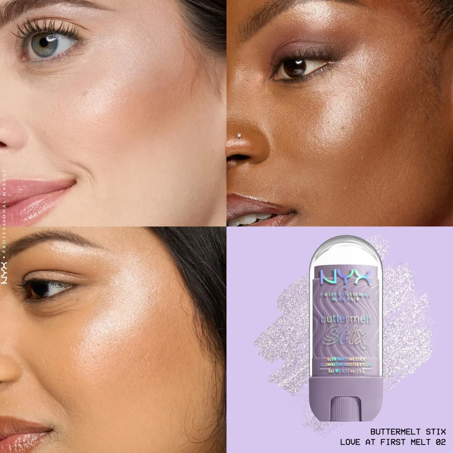 NYX Professional Makeup Kasvomeikit<Buttermelt Glaze Stix -korostuspuikko 8 ml