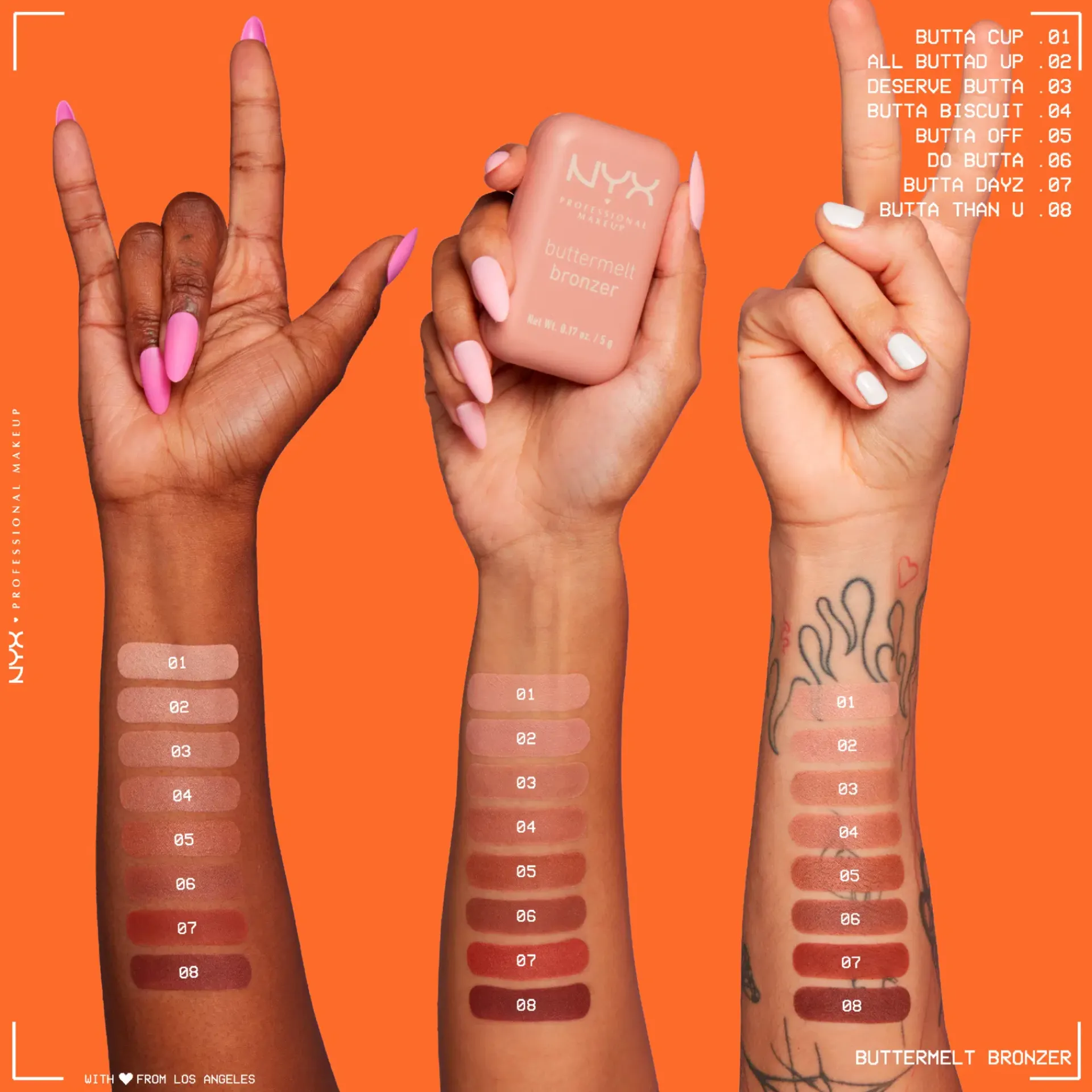 NYX Professional Makeup Kasvomeikit<Buttermelt Bronzer aurinkopuuteri 5 g