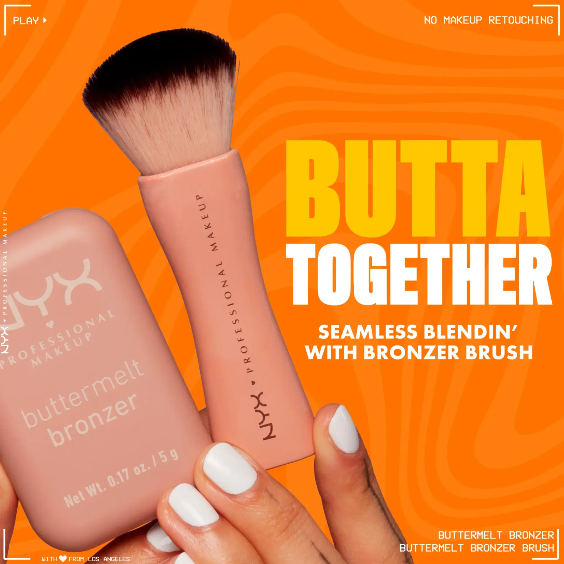 NYX Professional Makeup Kasvomeikit<Buttermelt Bronzer aurinkopuuteri 5 g