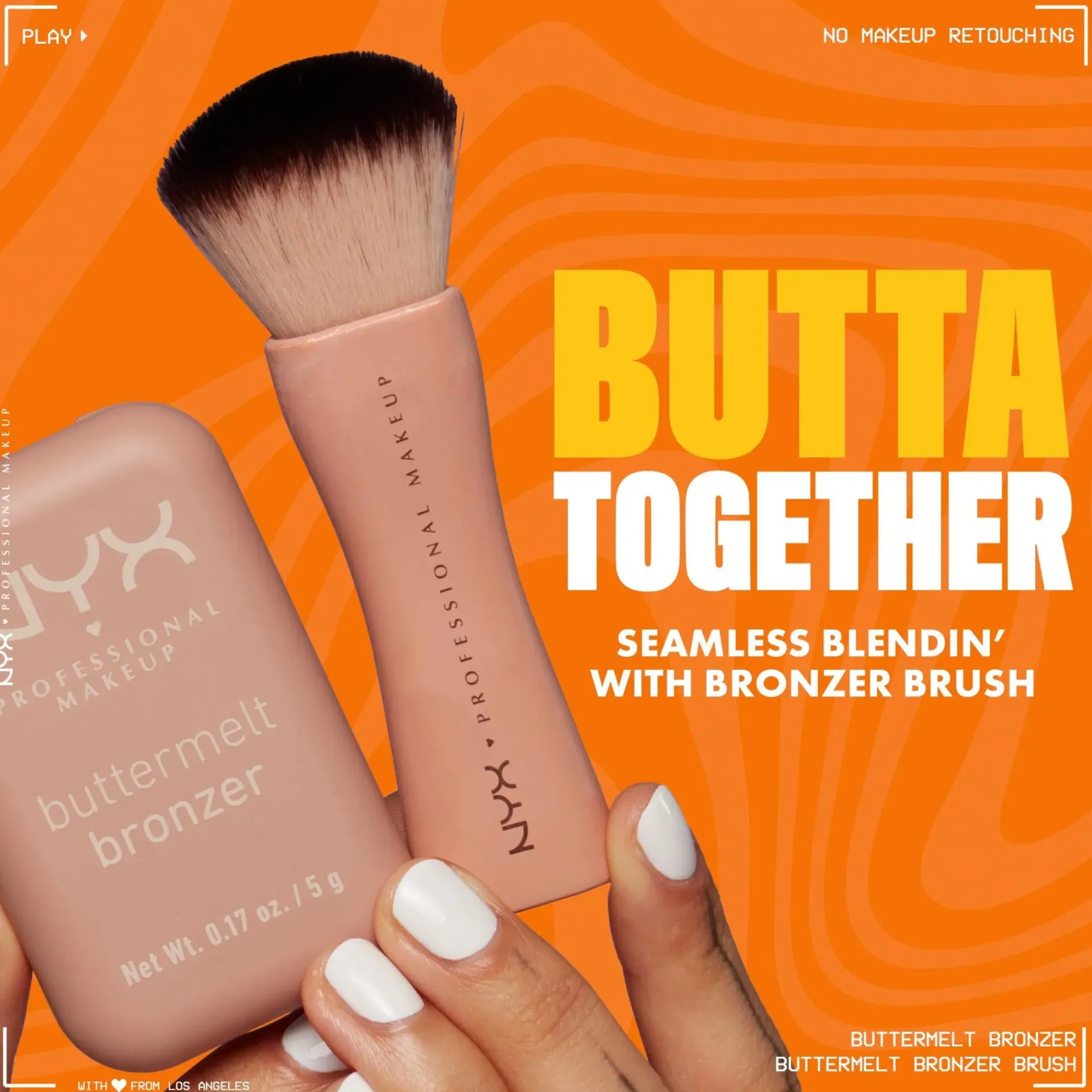 NYX Professional Makeup Kasvomeikit<Buttermelt Bronzer aurinkopuuteri 5 g