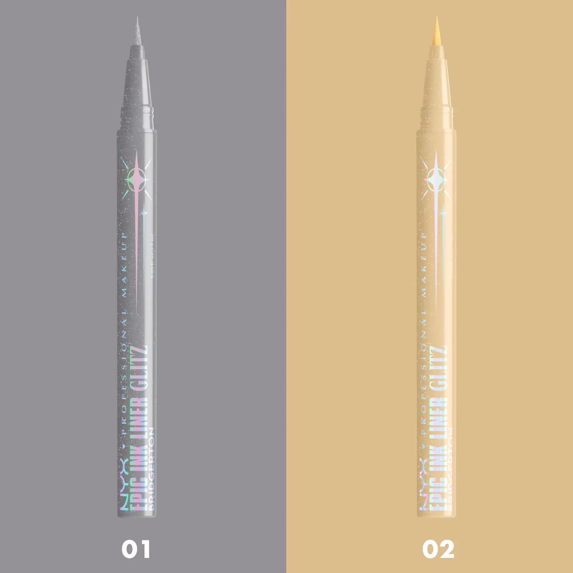 NYX Professional Makeup Silmämeikit<Bridgerton Epic Ink Liner Glitz silmänrajausväri 1 ml